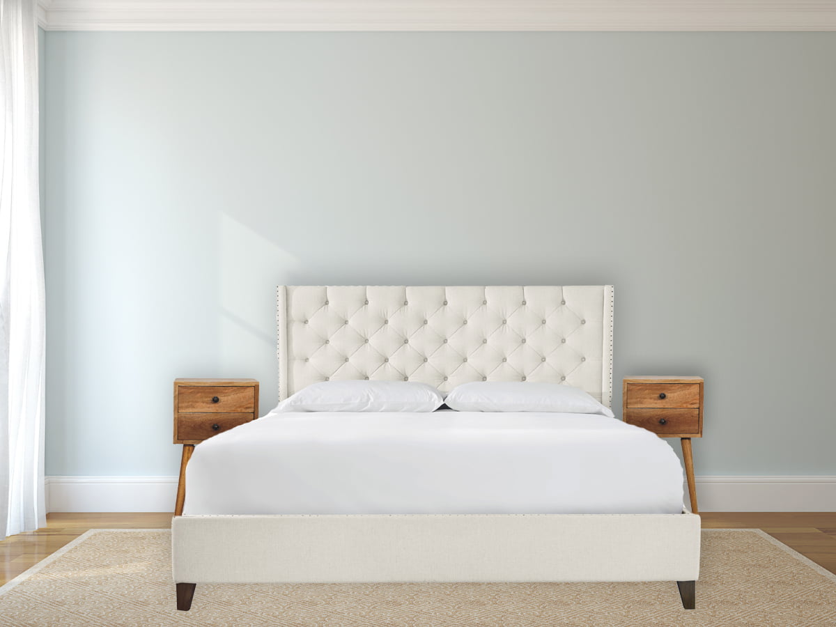 Mini 2 Drawer Oak-ish Nightstand